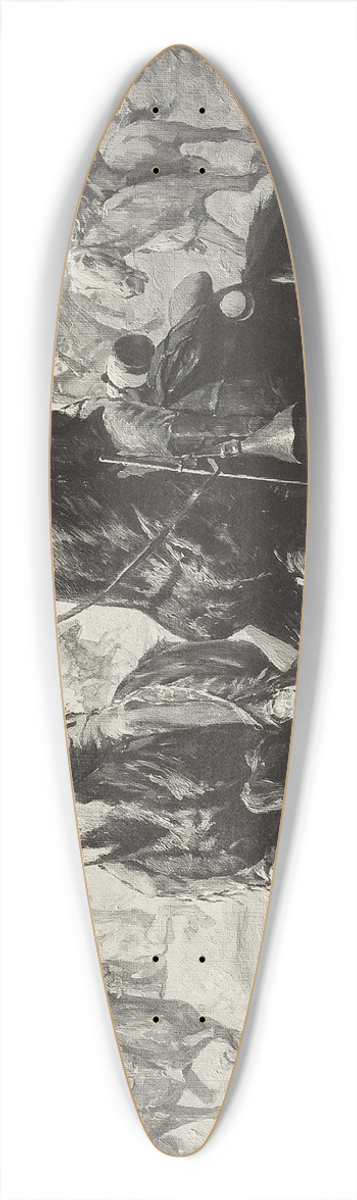 Charles Schreyvogel - The Duel 39.3 inch art pintail longboard deck