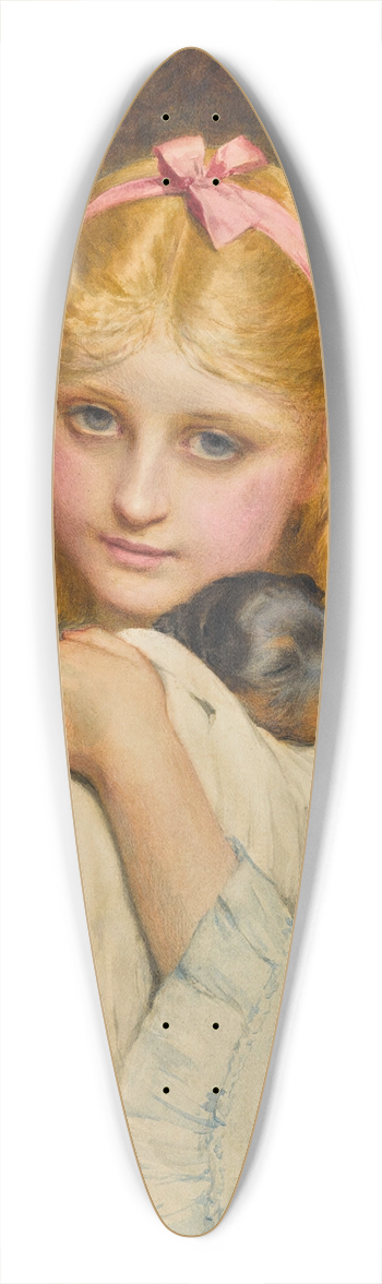 Charles Sillem Lidderdale - The new puppy 39.3 inch art pintail longboard deck