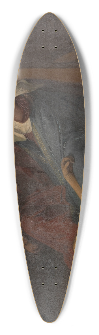 Charles Verlat - Piet 39.3 inch art pintail longboard deck