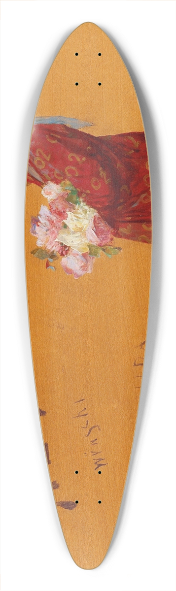 Charles Wilda - Happy New Year 39.3 inch art pintail longboard deck