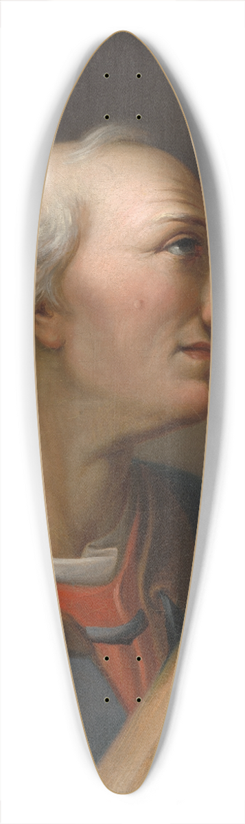 Charles Willson Peale - Amerigo Vespucci 39.3 inch art pintail longboard deck
