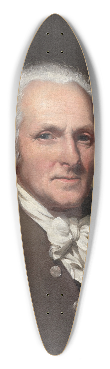 Charles Willson Peale - Charles Willson Peale Self-Portrait 39.3 inch art pintail longboard deck