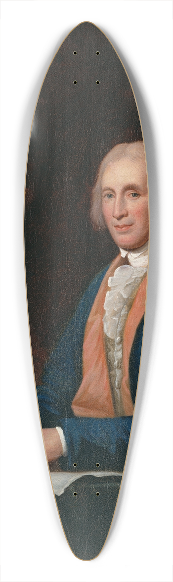 Charles Willson Peale - David Rittenhouse 39.3 inch art pintail longboard deck
