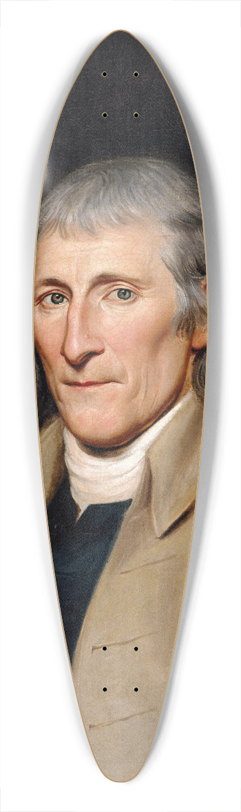 Charles Willson Peale - Francis Bailey 39.3 inch art pintail longboard deck