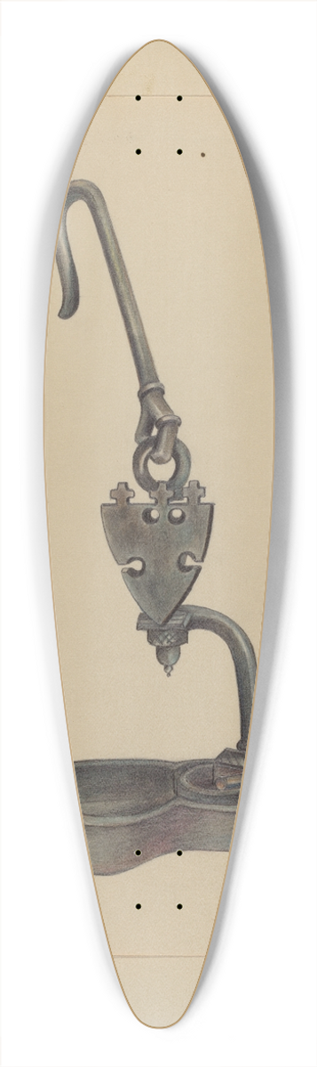 Charlotte Winter - Lamp 39.3 inch art pintail longboard deck