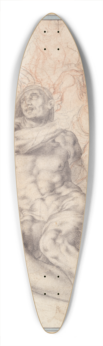 Cherubino Alberti - Study for a Resurrection ofLazarus 39.3 inch art pintail longboard deck