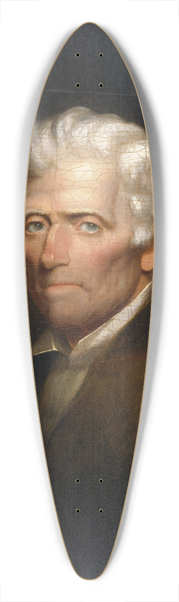 Chester Harding - Daniel Boone 39.3 inch art pintail longboard deck