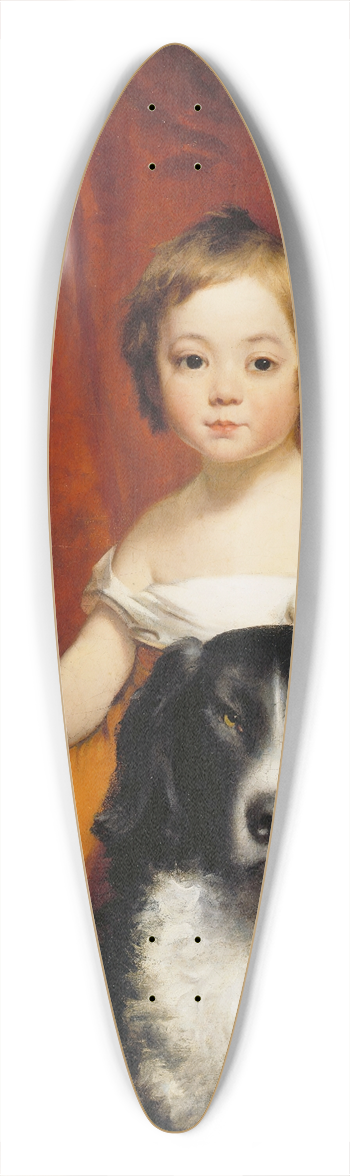 Chester Harding - Frank S. Harding 39.3 inch art pintail longboard deck