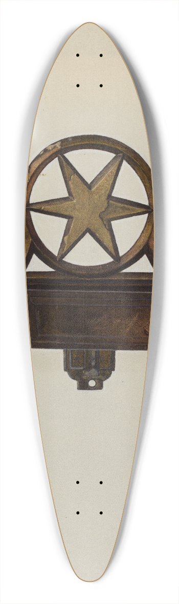Chris Makrenos - Match Holder 39.3 inch art pintail longboard deck