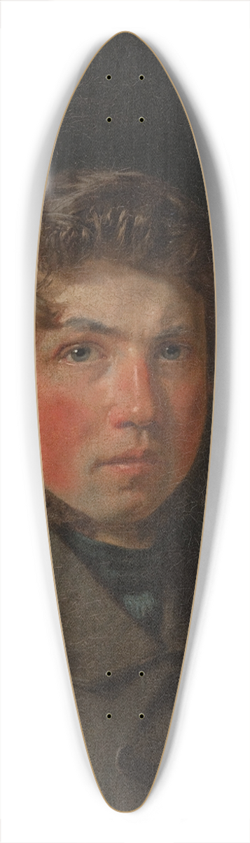 Christen Kbke - Self-Portrait 39.3 inch art pintail longboard deck