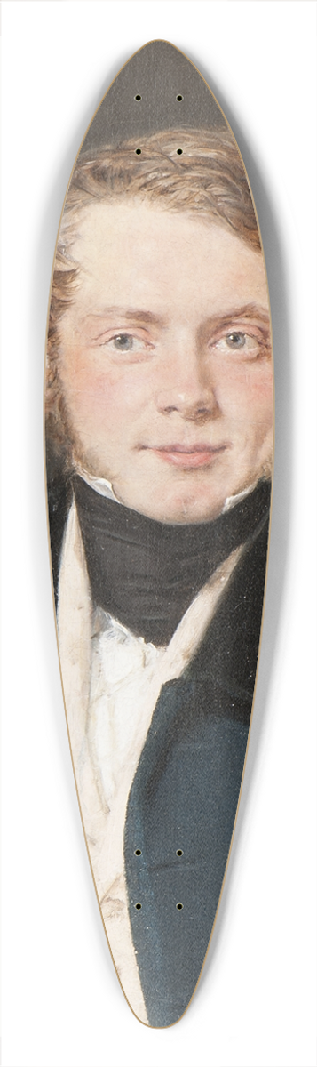 Christian Albrecht Jensen - Mansportrtt 39.3 inch art pintail longboard deck