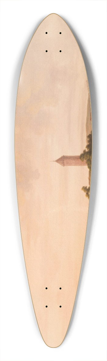 Christian Heinrich Grosch - Prospekt af Vordingborg 39.3 inch art pintail longboard deck