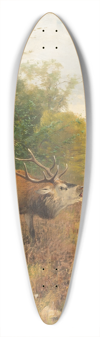 Christian Krner - Roaring stag 39.3 inch art pintail longboard deck