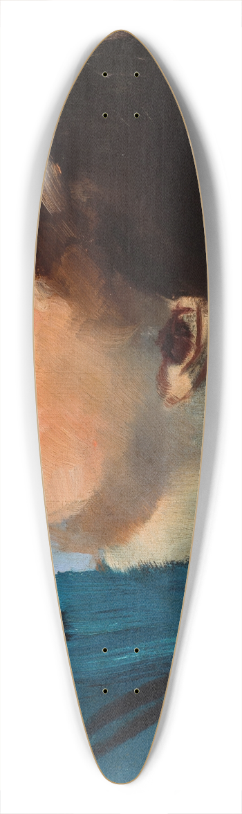 Christian Krohg - Oda Krohg 39.3 inch art pintail longboard deck