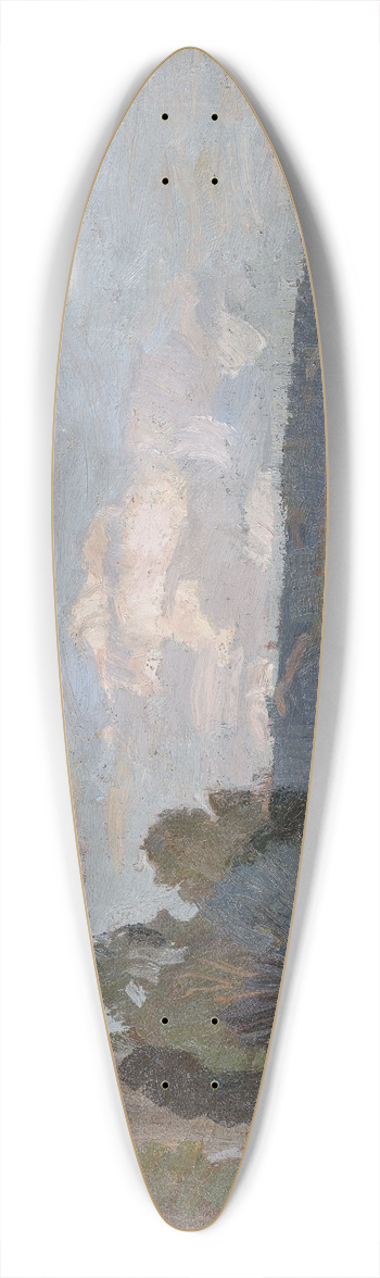 Christian Landenberger - Weite Sommerlandschaft 39.3 inch art pintail longboard deck