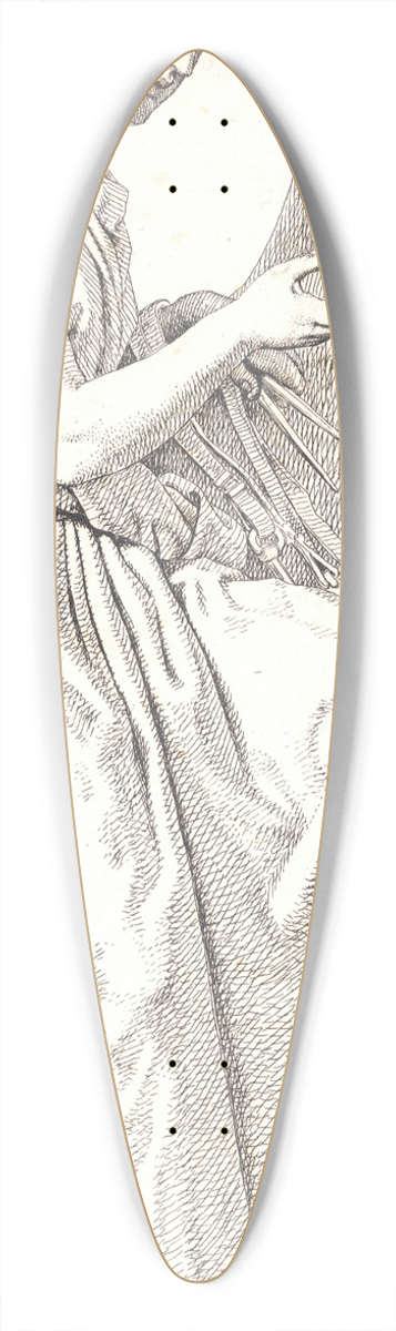 Christoffer Wilhelm Eckersberg - Fornuften Allegorisk figur 39.3 inch art pintail longboard deck