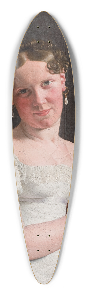 Christoffer Wilhelm Eckersberg - Julie Eckersberg, ne Juel, the Artists Second Wife 39.3 inch art pintail longboard deck