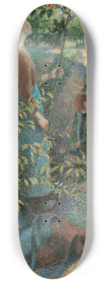 Camille Pissarro - Apple Picking 8.25 inch art skate deck