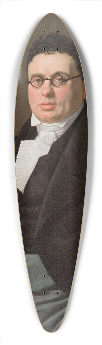 Christoffer Wilhelm Eckersberg - Portrait of the merchant Joseph Raphael 39.3 inch art pintail longboard deck