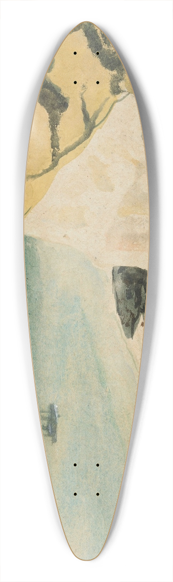 Christopher Wood - Dover 39.3 inch art pintail longboard deck