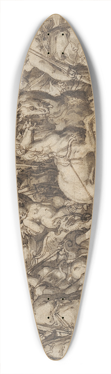Christoph Murer - Triumph of chastity 39.3 inch art pintail longboard deck