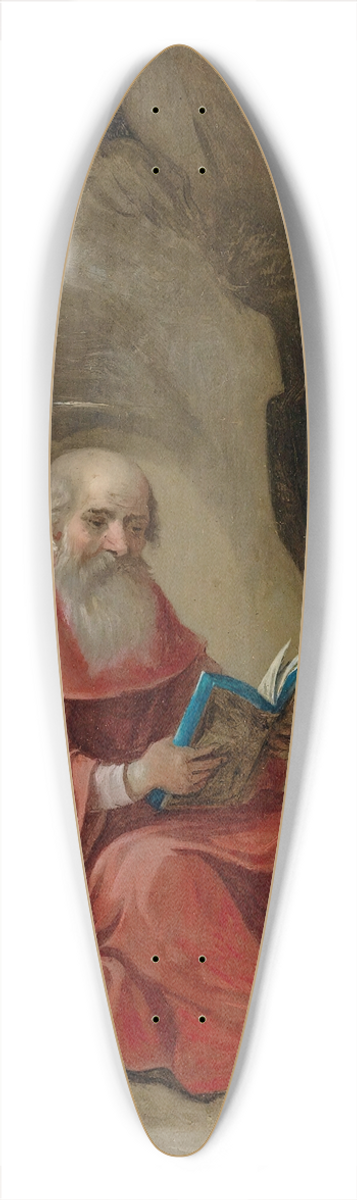 Circle Of David Teniers - Saint Jerome 39.3 inch art pintail longboard deck