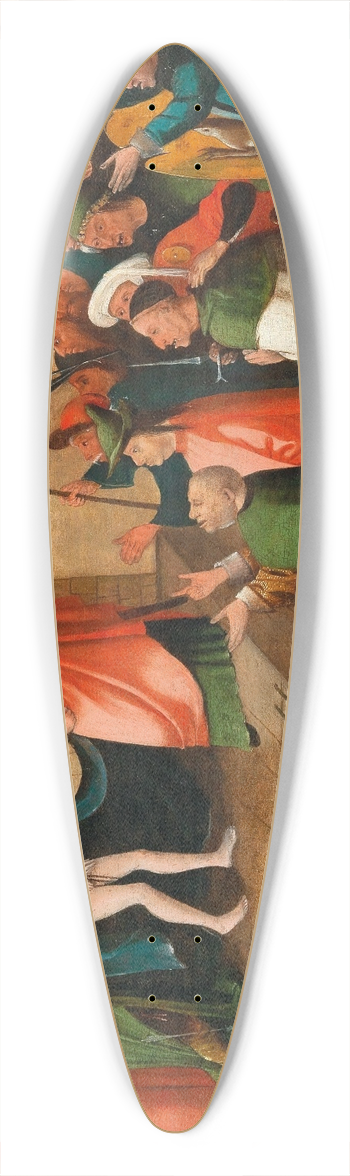 Circle of Hieronymus Bosch - Ecce Homo 39.3 inch art pintail longboard deck