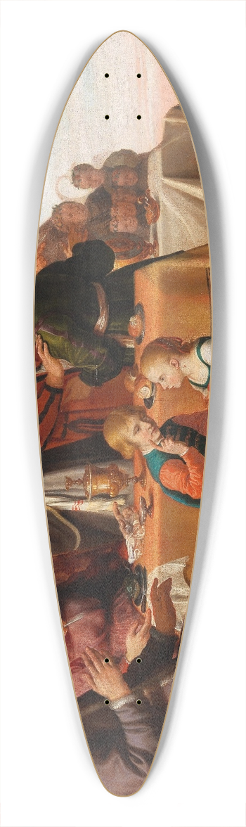 Circle of Jacob Gerritsz. Cuyp - A Family In An Encampment 39.3 inch art pintail longboard deck