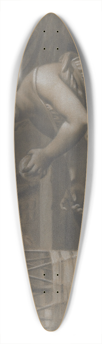 Circle of Pierre Paul Prud'hon - Lachesis 39.3 inch art pintail longboard deck