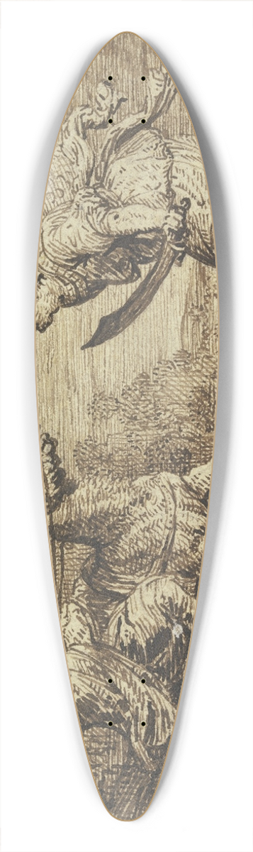 Claes Cornelisz. Moeyaert - The Angel Appears to Balaam 39.3 inch art pintail longboard deck