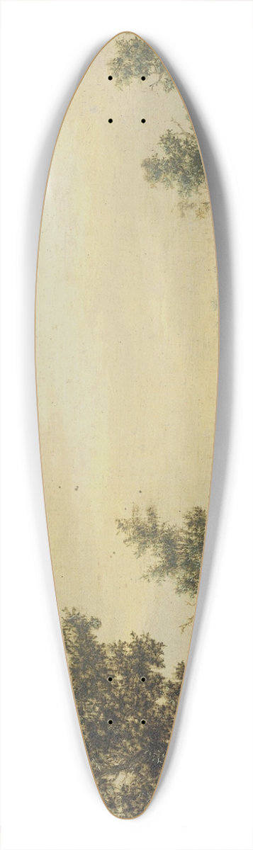 Claes van Beresteyn - Road in the Dunes 39.3 inch art pintail longboard deck