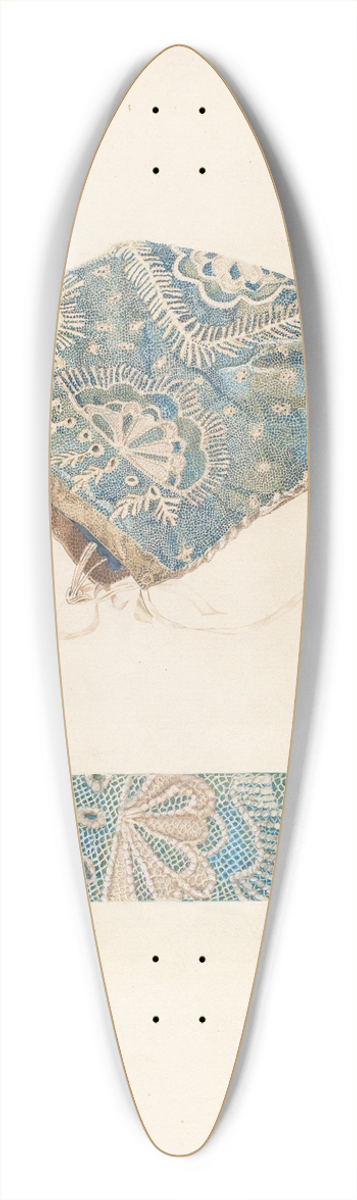 Clarence W. Dawson - Babys Hood 39.3 inch art pintail longboard deck