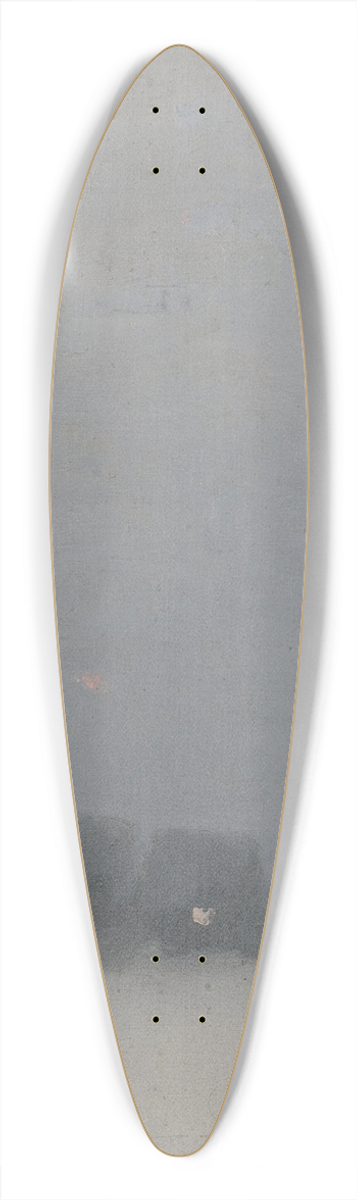 Clarice Beckett - Passing trams 39.3 inch art pintail longboard deck