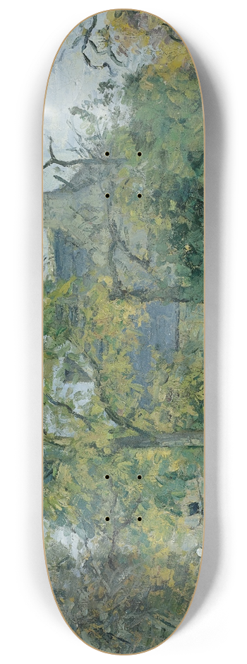 Camille Pissarro - La Maison De Piette  Montfoucault 8.25 inch art skate deck