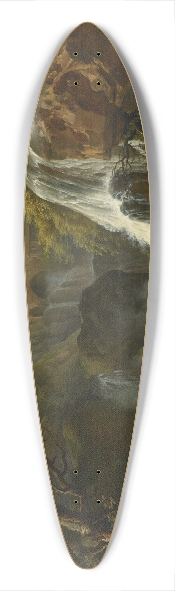 Claude-Joseph Vernet - The Cascade at Tivoli 39.3 inch art pintail longboard deck