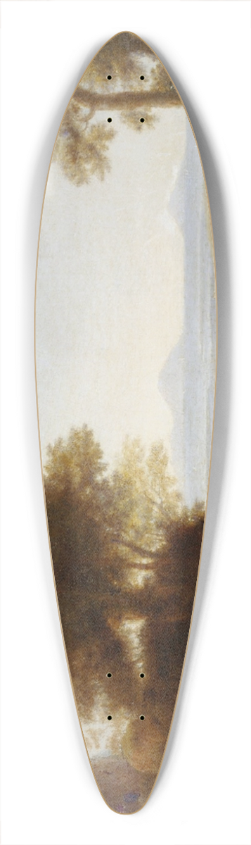 Claude Lorrain - Rest on the Flight into Egypt 39.3 inch art pintail longboard deck