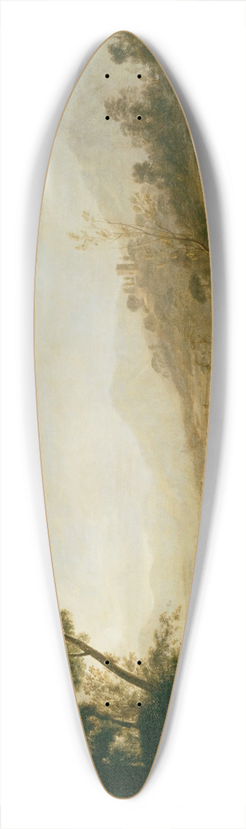 Claude Lorrain - Sunrise 39.3 inch art pintail longboard deck