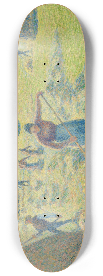 Camille Pissarro - La Rcolte des Foins, ragny 8.25 inch art skate deck