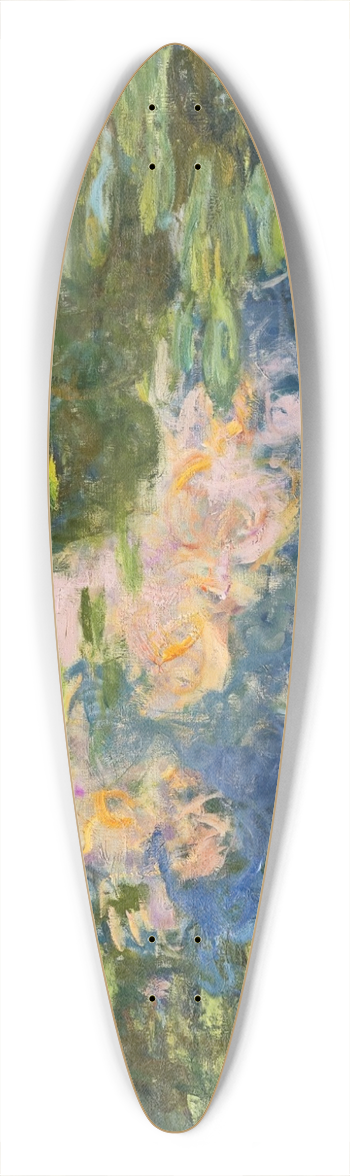 Claude Monet - Le Bassin aux nymphas 39.3 inch art pintail longboard deck