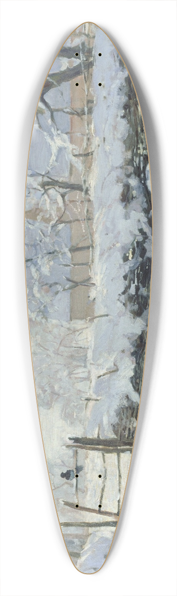 Claude Monet - The Magpie 39.3 inch art pintail longboard deck