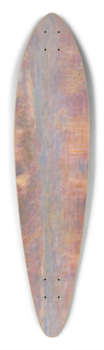 Claude Monet - Vtheuil 39.3 inch art pintail longboard deck