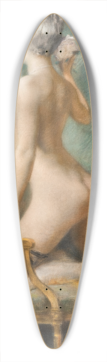 Clemens von Pausinger - After the masked ball 39.3 inch art pintail longboard deck