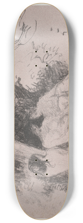 Camille Pissarro - Nude Women 8.25 inch art skate deck