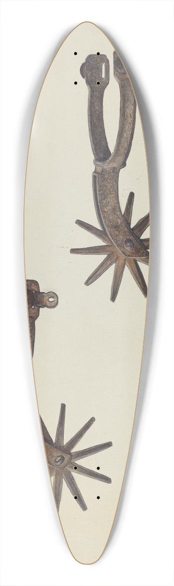 Clyde L. Cheney - Spurs 39.3 inch art pintail longboard deck