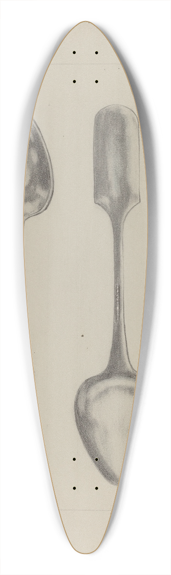 Columbus Simpson - Silver Tablespoon 39.3 inch art pintail longboard deck