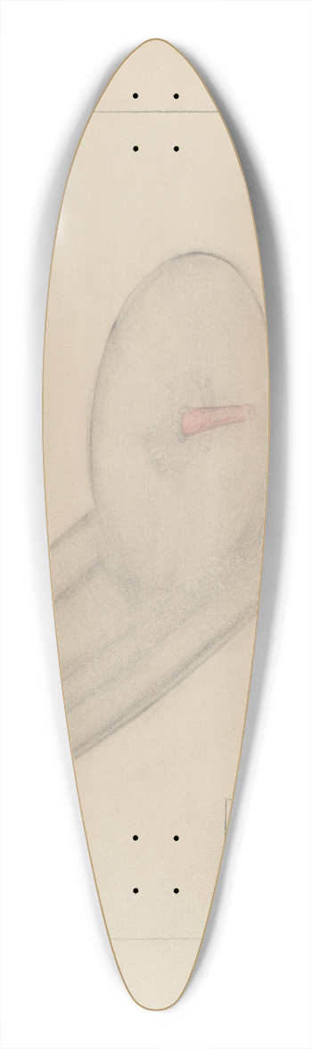 Columbus Simpson - Spice Grinder 39.3 inch art pintail longboard deck