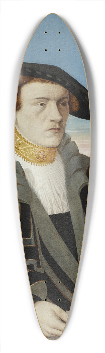 Conrad Faber von Kreuznach - Portrait of Gilbrecht von Holzhausen (1514-1550) 39.3 inch art pintail longboard deck