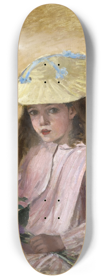 Camille Pissarro - Portrait of the ArtistsDaughter 8.25 inch art skate deck