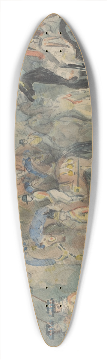 Constantin Guys - The Duchess Of Kents State Carriage 39.3 inch art pintail longboard deck