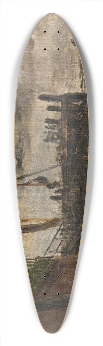Constantin Meunier - Rupelmonde 39.3 inch art pintail longboard deck